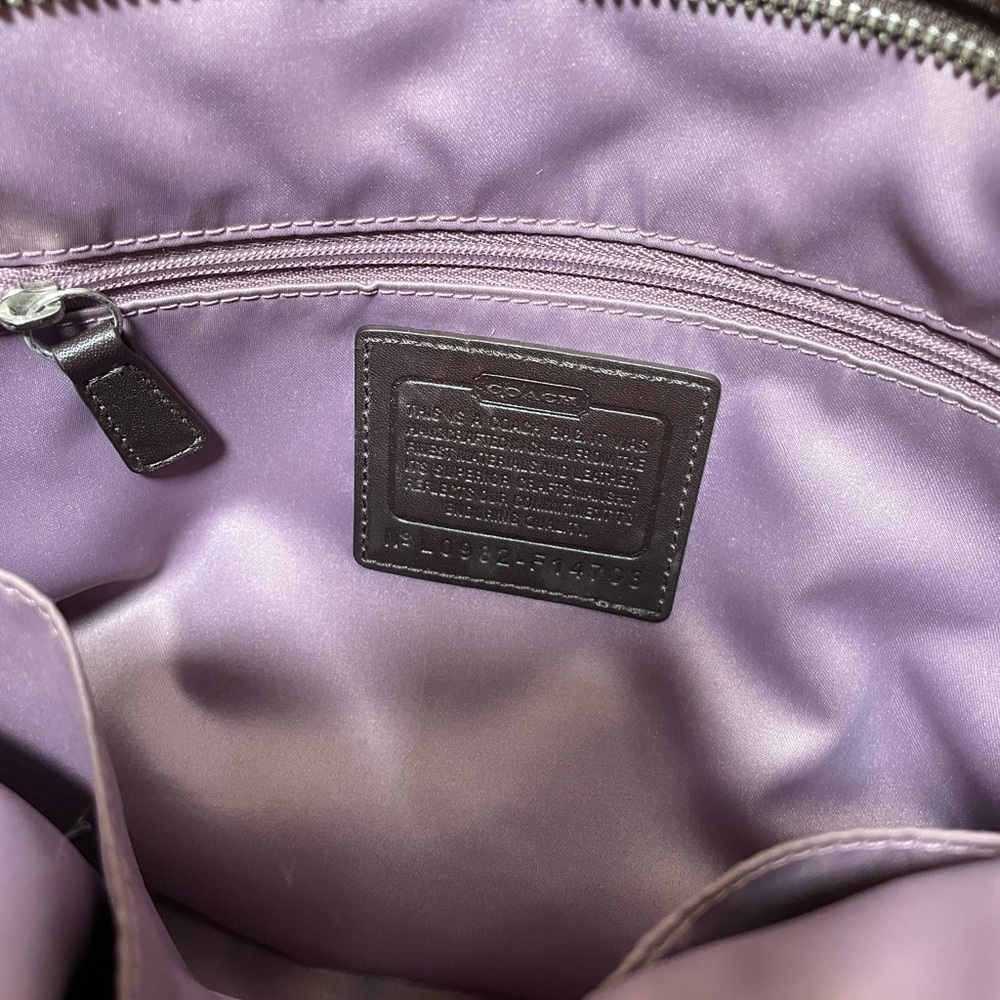 Coach Large Zoe Hobo Bag in Signature Jacquard WITH Crossbody Strap EUC ๐คฉ - Picture 9 of 17